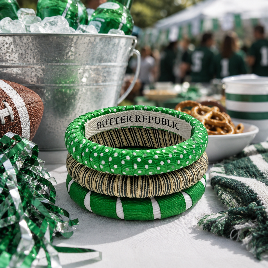 Green + White