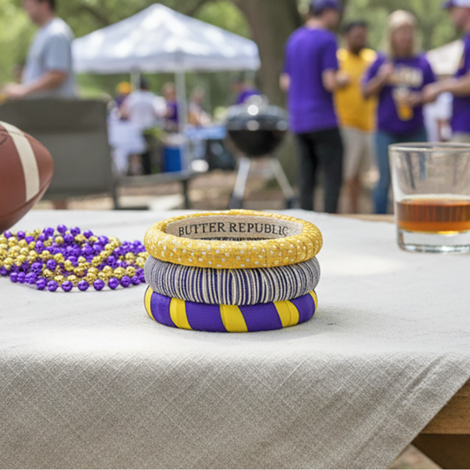 Purple + Gold