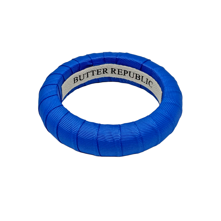 Blue bracelet with Butter Republic&