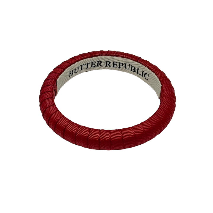 Garnet Butter Republic bracelet, narrow width
