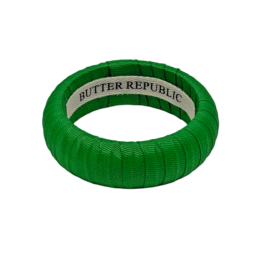 Green Butter Republic wide bangle bracelet