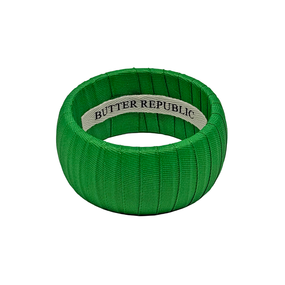 Green Butter Republic wide bangle bracelet