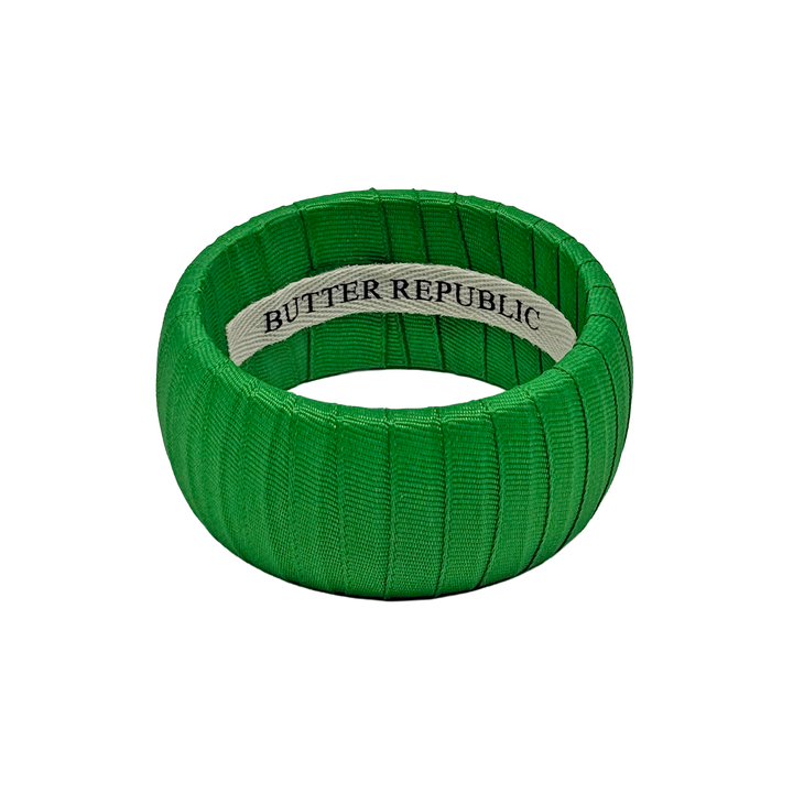 Green Butter Republic wide bangle bracelet