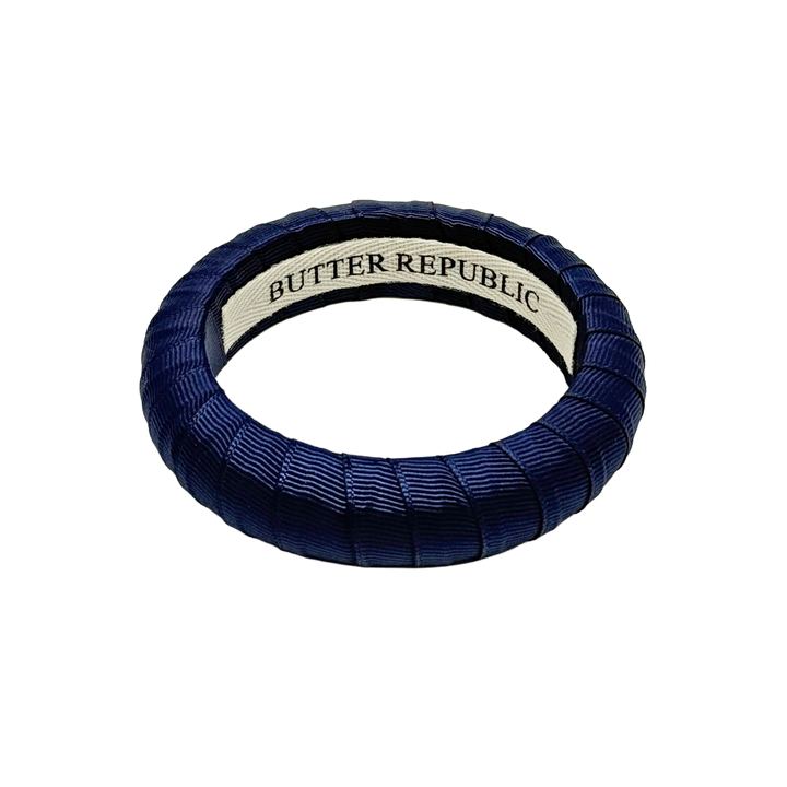 Blue bracelet with &