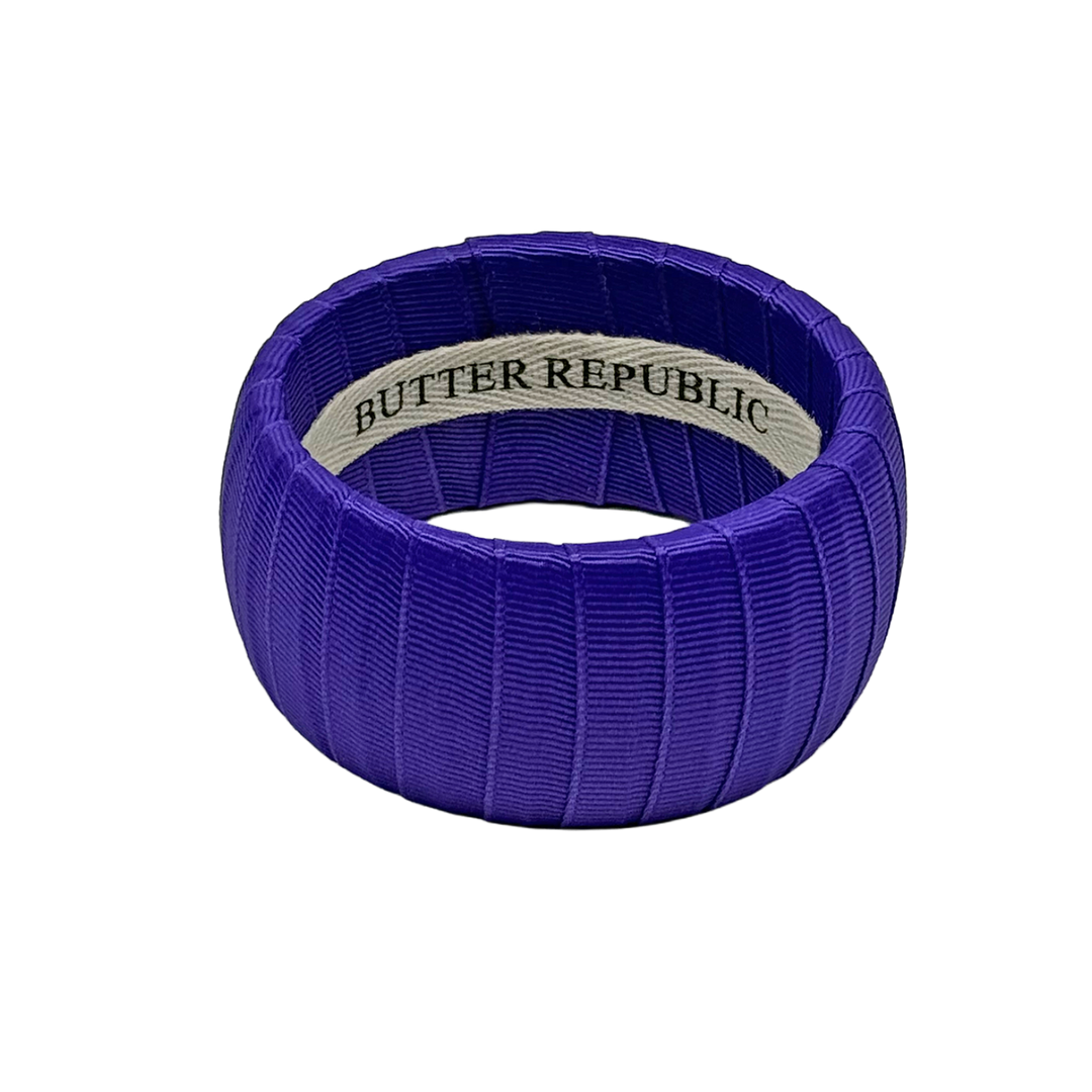 Purple Butter Republic wide bangle bracelet